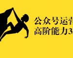 公众号运营高阶能力35讲,从月薪3k到月薪30k,新媒体人的必修课-铭创资源库