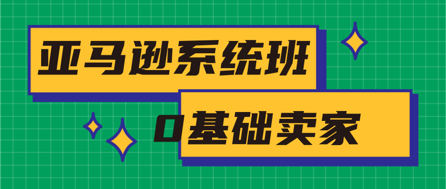 亚马逊系统班，专为0基础卖家量身打造，亚马逊运营流程与架构-铭创资源库