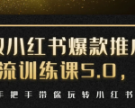 小红书爆款推广引流训练课5.0,手把手带你玩转小红书(17节实操视频+话术)-铭创资源库