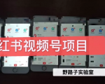 野路子小红书视频号1.0项目，直接上手操作就能赚钱的视频号项目-铭创资源库