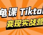 龟课·TikTok变现实战训练营线上第1期，多种变现模式，轻松赚美刀-铭创资源库