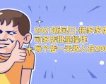 2021新风口-拼多多虚拟店：可多店批量操作，每个店一天收入在200-1000-铭创资源库