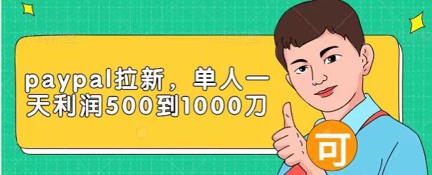 Paypal拉新赚美刀项目，单人一天利润500-1000刀【视频课程】-铭创资源库
