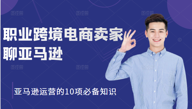 职业跨境电商卖家聊亚马逊：亚马逊运营的10项必备知识，12堂课让你看懂亚马逊运营-铭创资源库