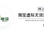 龟课·淘宝虚拟无货源电商5期，全程直播 现场实操，一步步教你轻松实现躺赚-铭创资源库