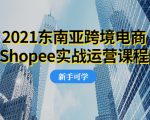 2021东南亚跨境电商Shopee实战运营课程,0基础、0经验、0投资的副业项目-铭创资源库
