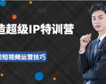 超级IP特训营:表演表达、高效输出优质短视频运营技巧,价值999元-铭创资源库