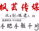 枫芸传媒11月千川最新玩法,手把手教你搭建1:10的计划-铭创资源库