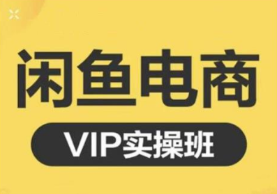 鱼客·闲鱼电商零基础入门到进阶VIP实战课程，帮助你掌握闲鱼电商所需的各项技能-铭创资源库
