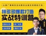 玺承云·拼多多爆款打造实战特训营,一套从入门到高手课程,让你快速拿捏拼多多-铭创资源库