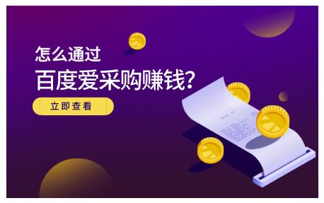 大王·怎么通过百度爱采购赚钱，已经通过百度爱采购完成200多万的销量-铭创资源库