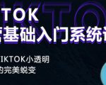 Tiktok实操进阶课程,体验从tiktok小透明到大佬的完美蜕变-铭创资源库