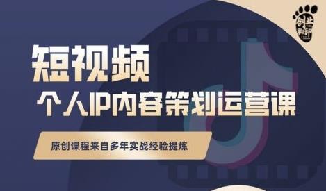 抖音短视频个人ip内容策划实操课，真正做到普通人也能实行落地-铭创资源库