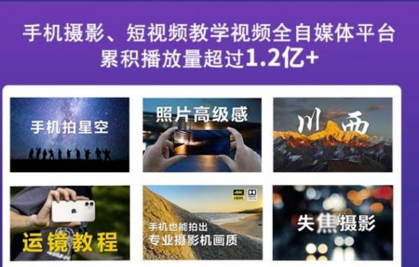2022玩转手机影像全系课，零基础的小白也能进阶成为手机摄影专业人士-铭创资源库