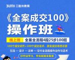 《全案成交100》全案全流程4段25步100招,操作班-铭创资源库