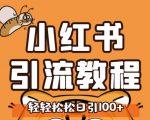 小红书运营引流全系列课程,每天引流100精准粉-铭创资源库