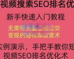 宋老师·短视频搜索SEO优化,教你10分钟创作一个短视频,三天排名上第一-铭创资源库