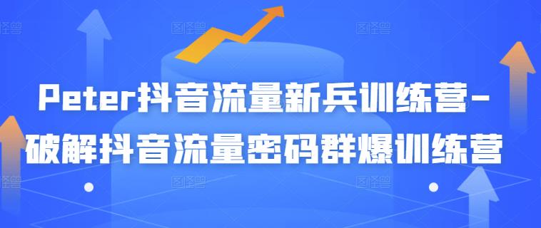 Peter抖音流量新兵训练营-破解抖音流量密码群爆训练营（新兵）-铭创资源库