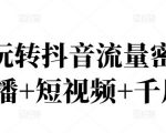 2022玩转抖音流量密码,(直播+短视频+千川)-铭创资源库