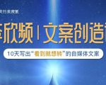 李欣频|文案创造课,0基础可报10天写出“看到就想转”的自媒体文案-铭创资源库