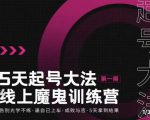 大播·五天起号魔鬼训练营,告别光学不练,逼自己上车,成败与否,5天拿到结果-铭创资源库