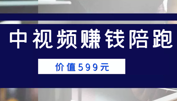 中视频赚钱陪跑，卖中视频账户赚钱收益陪跑项目（价值599元）-铭创资源库