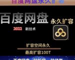 百度网盘无限扩容技术,外面卖399的,无论自己用还是用做引流都可以-铭创资源库