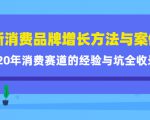 新消费品牌增长方法与案例精华课:20年消费赛道的经验与坑全收录-铭创资源库
