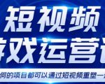 短视频游戏赚钱特训营,0门槛小白也可以操作,日入1000+-铭创资源库