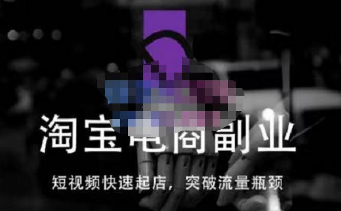 蓝Sir派·淘宝短视频快速起店，替代传统搜索方式，学会做一个不一样的淘宝店-铭创资源库