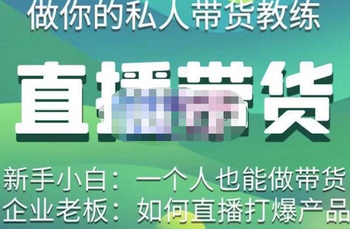硬核传媒·直播带货（私人教练），实操实战教学，通俗易懂，学完后新手小白一个人也能做带货-铭创资源库