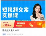 小秋·短视频文案实操课,从0到1教你做短视频的经验技巧-铭创资源库
