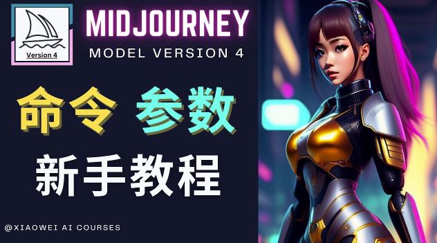 Midjourney新手入门教程，轻松创作顶级图像，命令参数-新手教程-铭创资源库