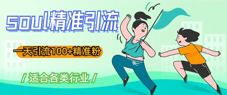 soul精准引流系列课程，一天引流100+精准粉，适合各类行业-铭创资源库