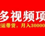 多多带货视频快速50爆款拿带货资格,搬运带货,月入30000【全套脚本+详细玩法】-铭创资源库