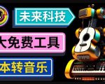抢先体验未来Ai科技-文本转音乐工具，只需输入文字描述，即可创作歌曲和音乐-铭创资源库