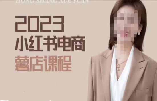 2023小红书电商课，新手小白从0~1玩转小红书薯店电商-铭创资源库