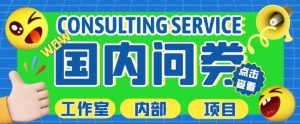 最新工作室内部国内问卷调查项目,单号轻松日入30+多号多撸【详细玩法教程】-铭创资源库