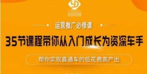 35节课程带你从入门成长为资深车手,让系统学习直通车成为可能,帮你实现直通车的低花费高产出-铭创资源库