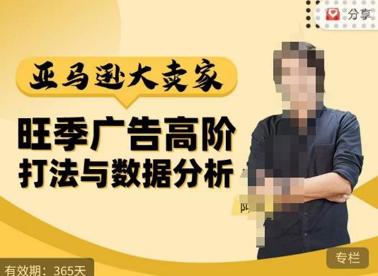 阿甘·亚马逊大卖家广告高阶打法与数据分析，走出传统广告误区；揭秘大卖惯用打法；数据驱动广告决策-铭创资源库