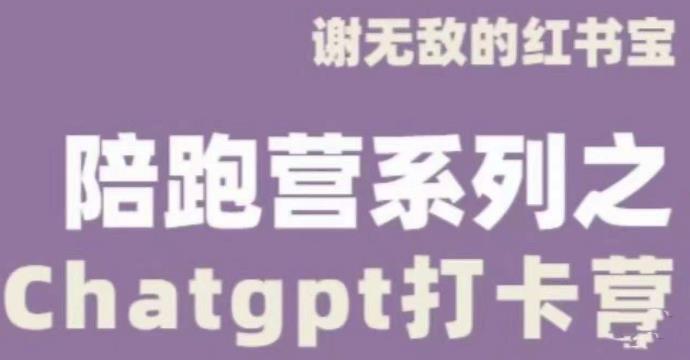 谢无敌ChatGPT打卡营，教你更好地使用ChatGPT来提高工作效率-铭创资源库