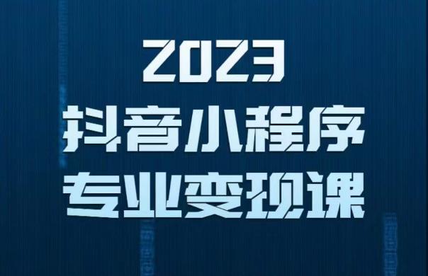 2023年抖音小程序变现保姆级教程，0粉丝新号，无需实名，3天起号，第1条视频就有收入-铭创资源库