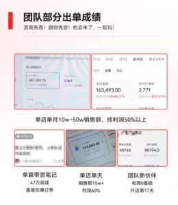 2023小红书电商火爆全网，新晋红利，风口项目，单店收益在3000-30000！-铭创资源库