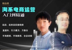 2023手淘搜索实操课+体系化课程,起店起单品实操视频课程-铭创资源库