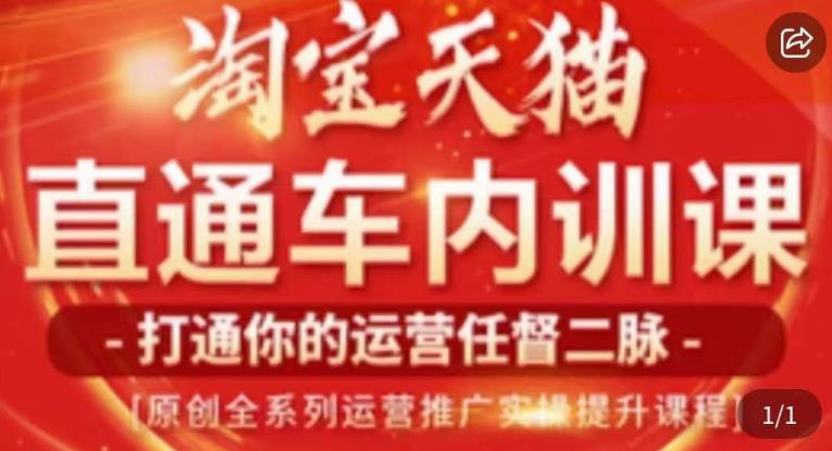 天问电商·2023淘宝天猫直通车内训课，零基础学起直通车运营实操课程-铭创资源库