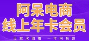 阿呆电商线上年会员,阿呆电商干货分享(更新中)-铭创资源库