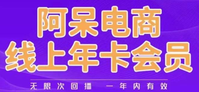 阿呆电商线上年会员，阿呆电商干货分享（更新中）-铭创资源库