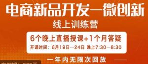 南掌柜·电商新品开发——微创新，电商新品微创新是你企业发展的护城河-铭创资源库