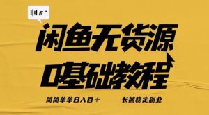 独家闲鱼无货源详细玩法，简简单单日八百+，长期稳定副业【揭秘】-铭创资源库