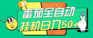 番茄全自动挂机日入50+，软件全自动，多号破百【揭秘】-铭创资源库